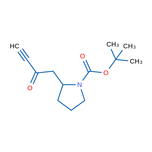 tert-Butyl 2-(2-oxobut-3-yn-1-yl)pyrrolidine-1-carboxylate 1g