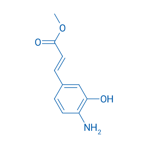 Methyl (E)-3-(4-amino-3-hydroxyphenyl)acrylate 250mg