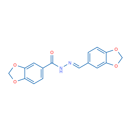 N'-(Benzo[d][1,3]dioxol-5-ylmethylene)benzo[d][1,3]dioxole-5-carbohydrazide 1g