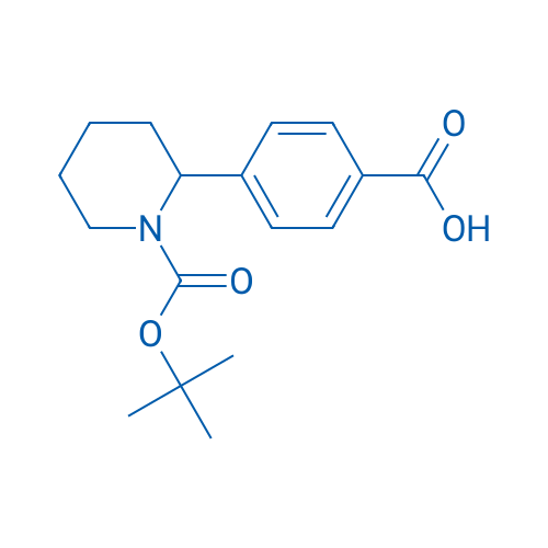 4-(1-(tert-Butoxycarbonyl)piperidin-2-yl)benzoic acid 250mg