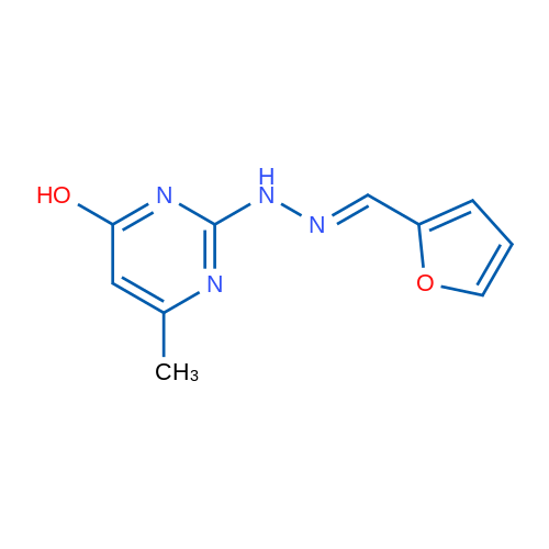 2-(2-(Furan-2-ylmethylene)hydrazinyl)-6-methylpyrimidin-4-ol 1g