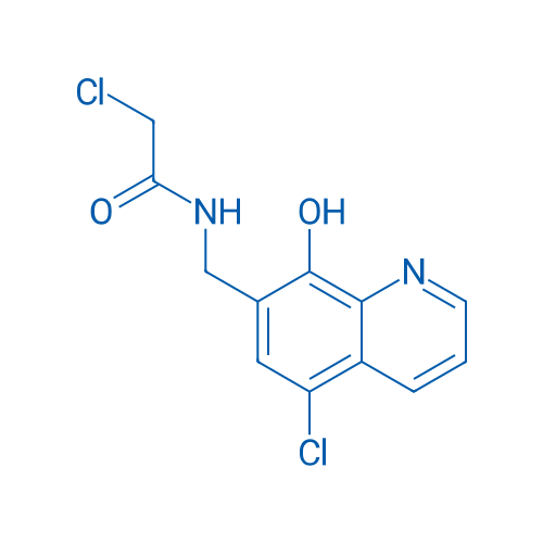 2-Chloro-N-((5-chloro-8-hydroxyquinolin-7-yl)methyl)acetamide 1g
