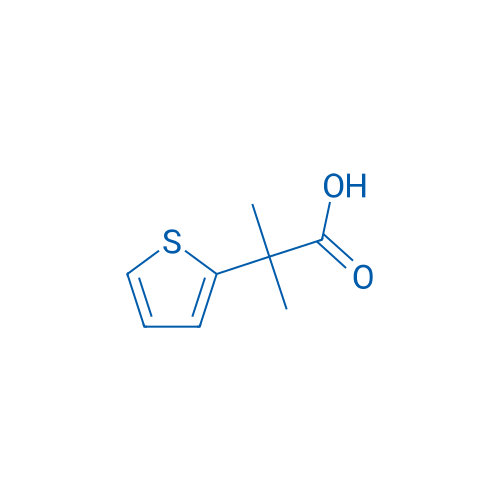 2-Methyl-2-(thiophen-2-yl)propanoic acid 250mg