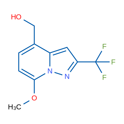 (7-Methoxy-2-(trifluoromethyl)pyrazolo[1,5-a]pyridin-4-yl)methanol 1g