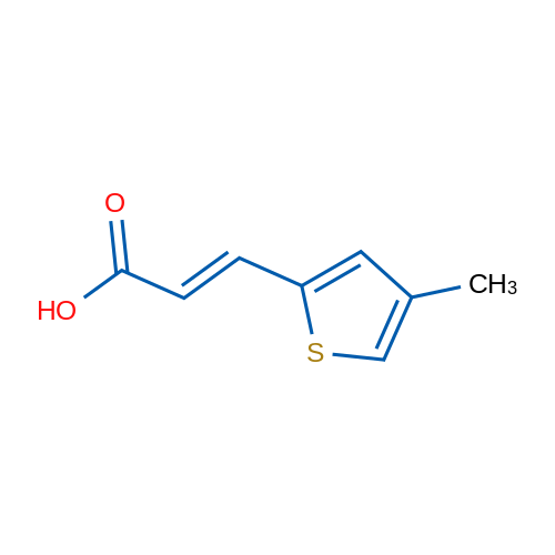 (E)-3-(4-Methylthiophen-2-yl)acrylic acid 1g