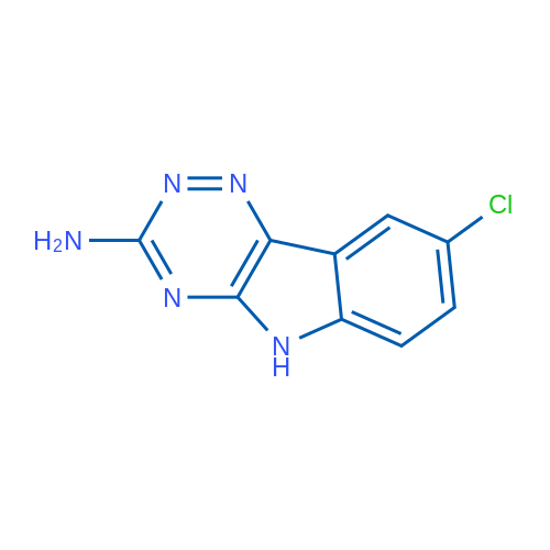 8-CHloro-5h-[1,2,4]triazino[5,6-b]indol-3-amine 1g