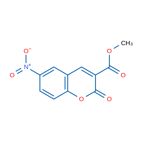 Methyl 6-nitro-2-oxo-2H-chromene-3-carboxylate 1g