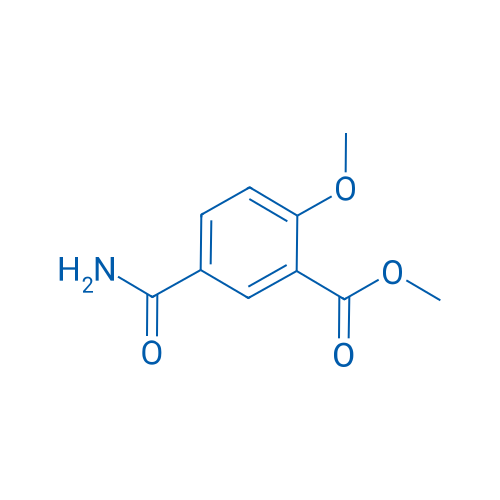 Methyl 5-carbamoyl-2-methoxybenzoate 250mg
