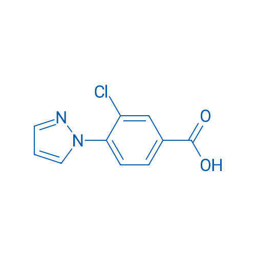 3-Chloro-4-(1H-pyrazol-1-yl)benzoic acid 1g