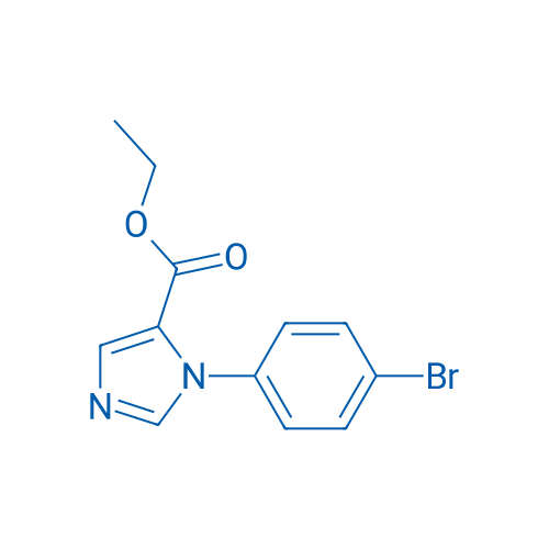 Ethyl 1-(4-bromophenyl)-1H-imidazole-5-carboxylate 250mg