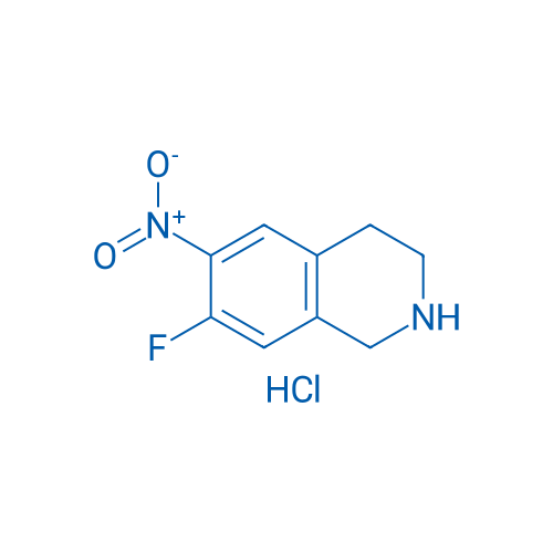 7-Fluoro-6-nitro-1,2,3,4-tetrahydroisoquinoline hydrochloride 1g