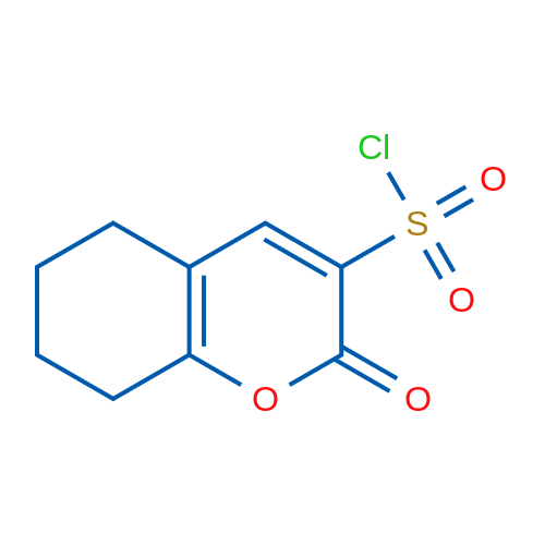 2-Oxo-5,6,7,8-tetrahydro-2H-chromene-3-sulfonyl chloride 1g