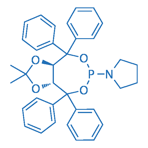 1-((3aR,8aR)-2,2-Dimethyl-4,4,8,8-tetraphenyltetrahydro-[1,3]dioxolo[4,5-e][1,3,2]dioxaphosphepin-6-yl)pyrrolidine 250mg
