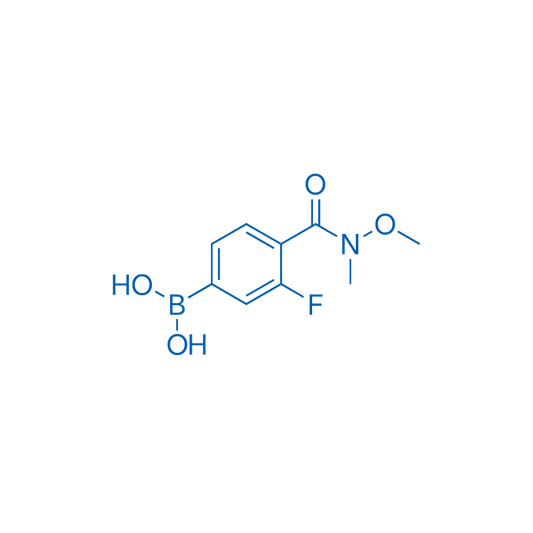 (3-Fluoro-4-(methoxy(methyl)carbamoyl)phenyl)boronic acid 25g
