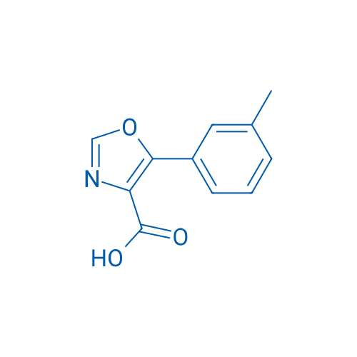 5-(m-Tolyl)oxazole-4-carboxylic acid 250mg