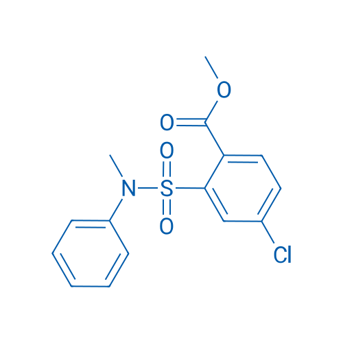 Methyl 4-chloro-2-(N-methyl-N-phenylsulfamoyl)benzoate 100mg