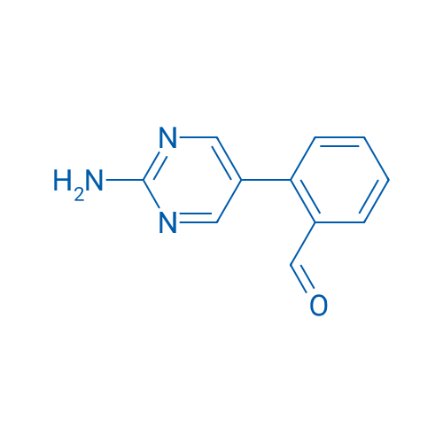 2-(2-Aminopyrimidin-5-yl)benzaldehyde 250mg