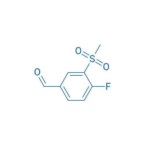4-Fluoro-3-(methylsulfonyl)benzaldehyde 250mg