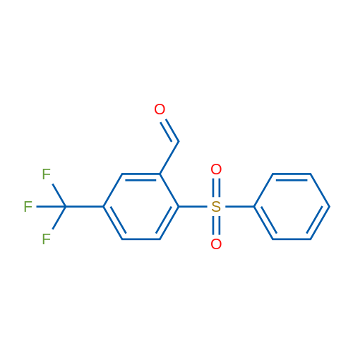 2-(Phenylsulfonyl)-5-(trifluoromethyl)benzaldehyde 5g