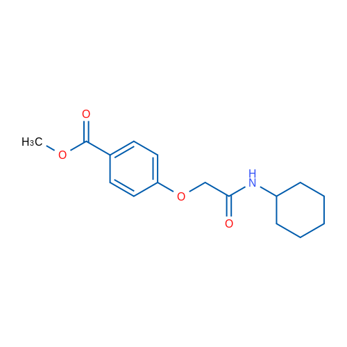 Methyl 4-(2-(cyclohexylamino)-2-oxoethoxy)benzoate 5g