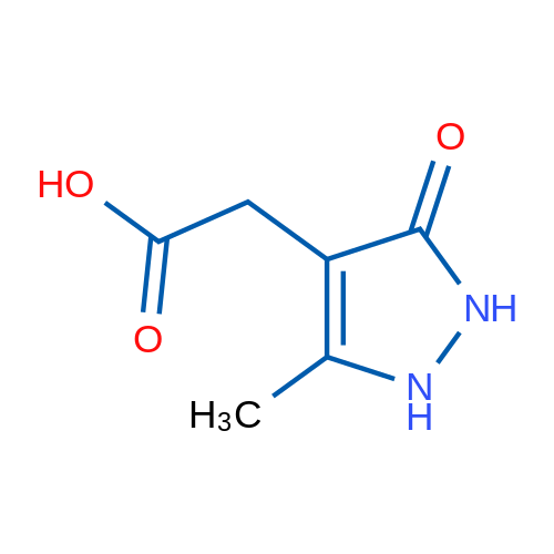 2-(5-Methyl-3-oxo-2,3-dihydro-1H-pyrazol-4-yl)acetic acid 5g
