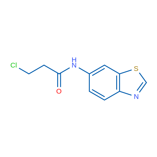 N-(Benzo[d]thiazol-6-yl)-3-chloropropanamide 1g