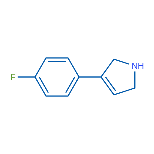 3-(4-Fluorophenyl)-2,5-dihydro-1H-pyrrole 1g