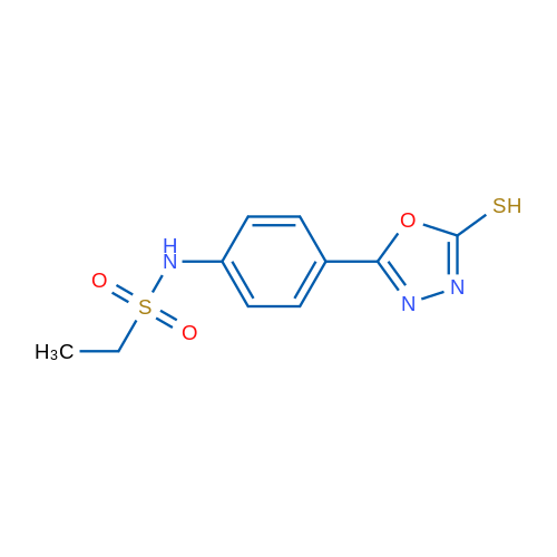 N-(4-(5-Mercapto-1,3,4-oxadiazol-2-yl)phenyl)ethanesulfonamide 1g