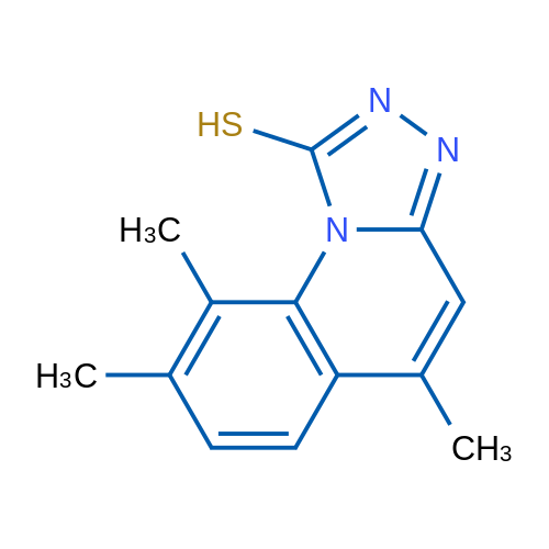 5,8,9-Trimethyl-[1,2,4]triazolo[4,3-a]quinoline-1-thiol 1g