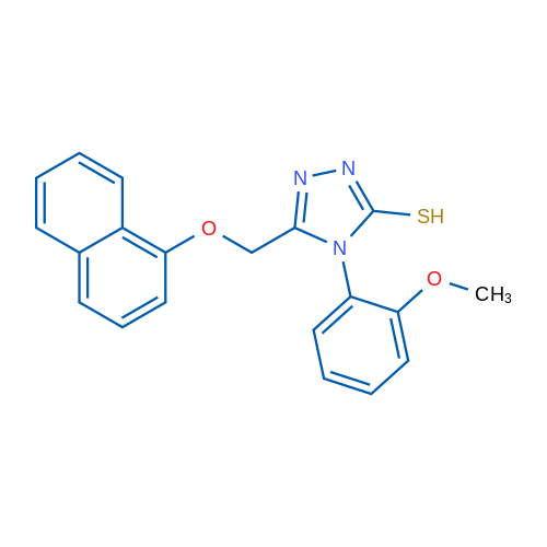 4-(2-Methoxyphenyl)-5-((naphthalen-1-yloxy)methyl)-4H-1,2,4-triazole-3-thiol 1g