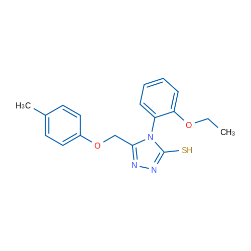 4-(2-Ethoxyphenyl)-5-((p-tolyloxy)methyl)-4H-1,2,4-triazole-3-thiol 1g
