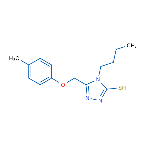4-Butyl-5-((p-tolyloxy)methyl)-4H-1,2,4-triazole-3-thiol 1g