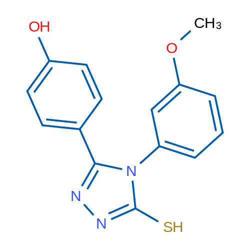 4-(5-Mercapto-4-(3-methoxyphenyl)-4H-1,2,4-triazol-3-yl)phenol 1g