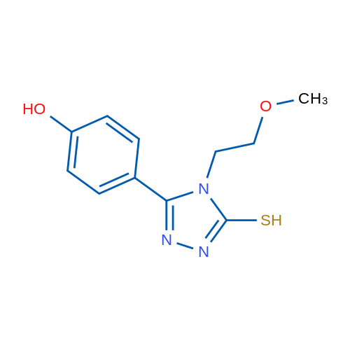 4-(5-Mercapto-4-(2-methoxyethyl)-4H-1,2,4-triazol-3-yl)phenol 1g
