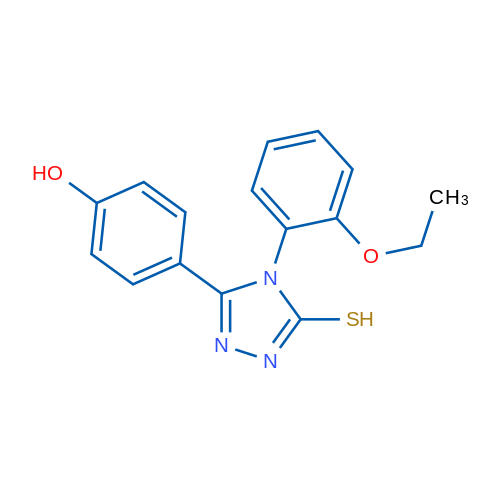 4-(4-(2-Ethoxyphenyl)-5-mercapto-4H-1,2,4-triazol-3-yl)phenol 1g