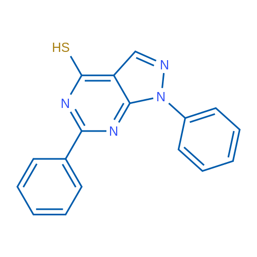 1,6-Diphenyl-1H-pyrazolo[3,4-d]pyrimidine-4-thiol 1g