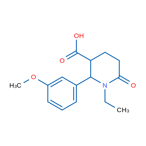 1-Ethyl-2-(3-methoxyphenyl)-6-oxopiperidine-3-carboxylic acid 1g