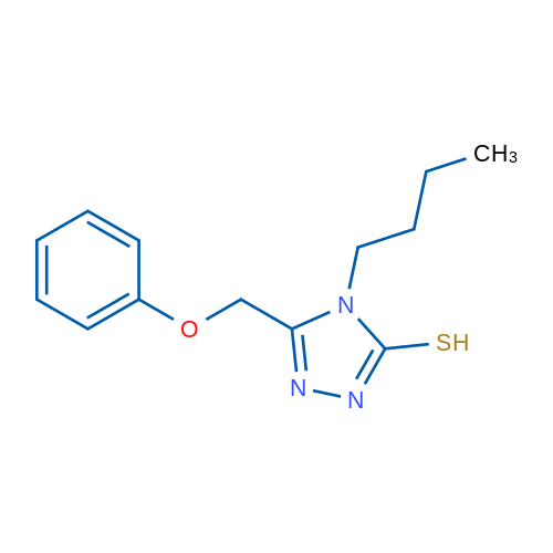 4-Butyl-5-(phenoxymethyl)-4H-1,2,4-triazole-3-thiol 1g