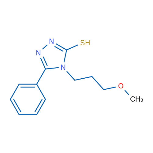 4-(3-Methoxypropyl)-5-phenyl-4H-1,2,4-triazole-3-thiol 1g