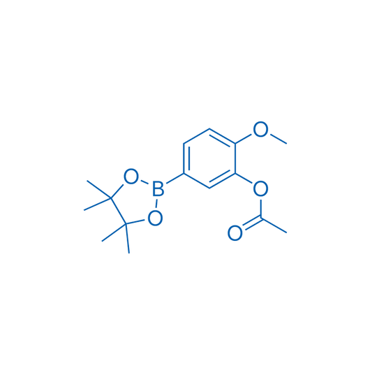 2-Methoxy-5-(4,4,5,5-tetramethyl-1,3,2-dioxaborolan-2-yl)phenyl acetate 100mg