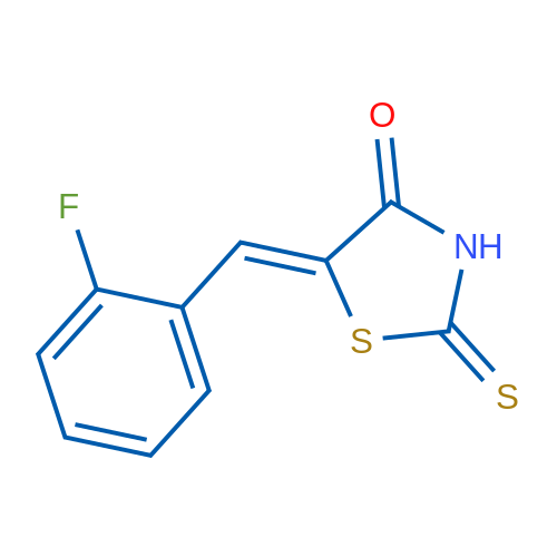 (Z)-5-(2-Fluorobenzylidene)-2-thioxothiazolidin-4-one 1g