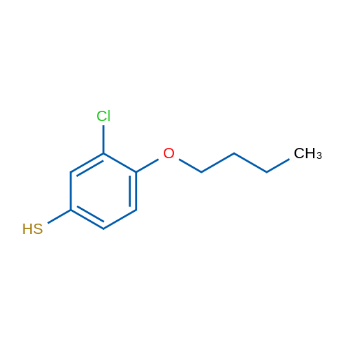 4-Butoxy-3-chlorobenzenethiol 1g