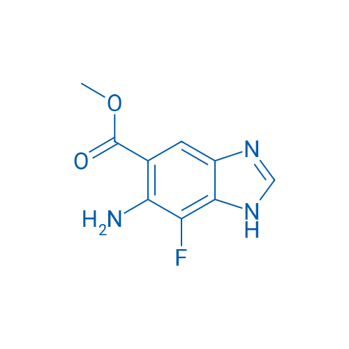 Methyl 6-amino-7-fluoro-1H-benzo[d]imidazole-5-carboxylate 100mg