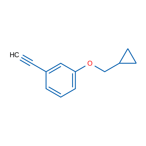 1-(Cyclopropylmethoxy)-3-ethynylbenzene 1g
