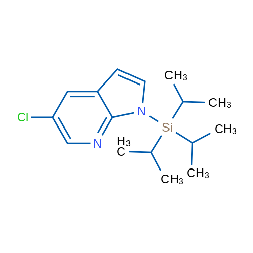 5-Chloro-1-(triisopropylsilyl)-1H-pyrrolo[2,3-b]pyridine 1g