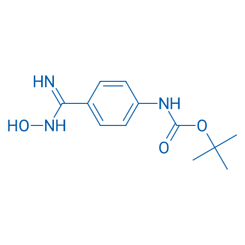 tert-Butyl 4-(N-hydroxycarbamimidoyl)-phenylcarbamate 1g
