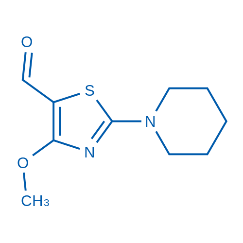 4-Methoxy-2-(piperidin-1-yl)thiazole-5-carbaldehyde 5g