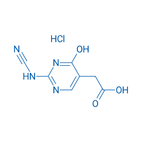 2-(2-Cyanamido-4-hydroxypyrimidin-5-yl)acetic acid hydrochloride 1g