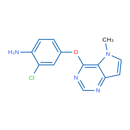 2-Chloro-4-((5-methyl-5H-pyrrolo[3,2-d]pyrimidin-4-yl)oxy)aniline 1g