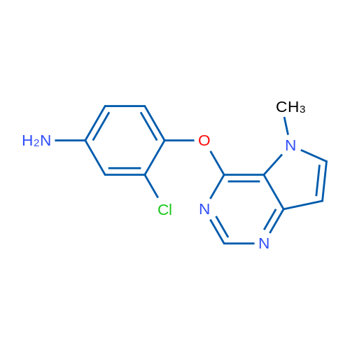 3-Chloro-4-((5-methyl-5H-pyrrolo[3,2-d]pyrimidin-4-yl)oxy)aniline 1g